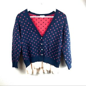 Maison Jules Heart Cardigan